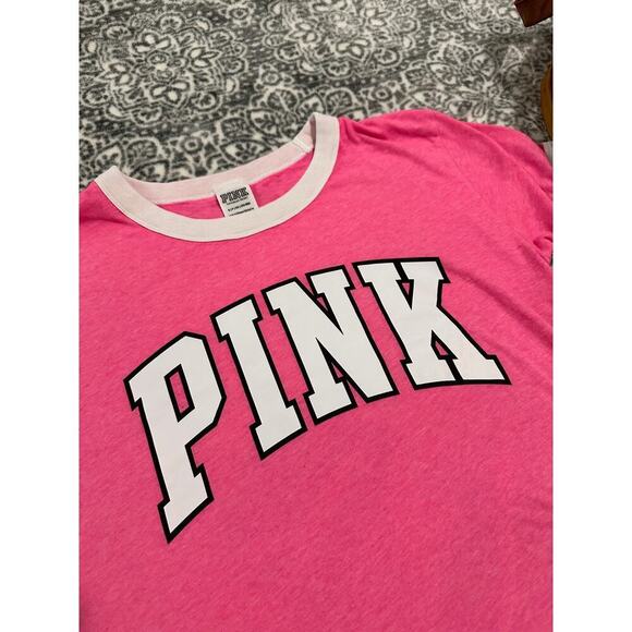 Victorias Secret "PINK" Short Sleeve T-Shirt Size S - Picture 2 of 6